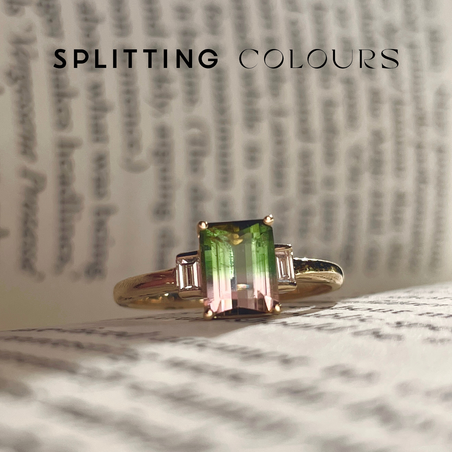 The Fusion Ring - 1.15ct Watermelon Tourmaline