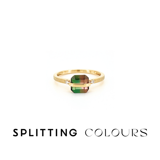 The Traverse Ring - 1.14ct Watermelon Tourmaline