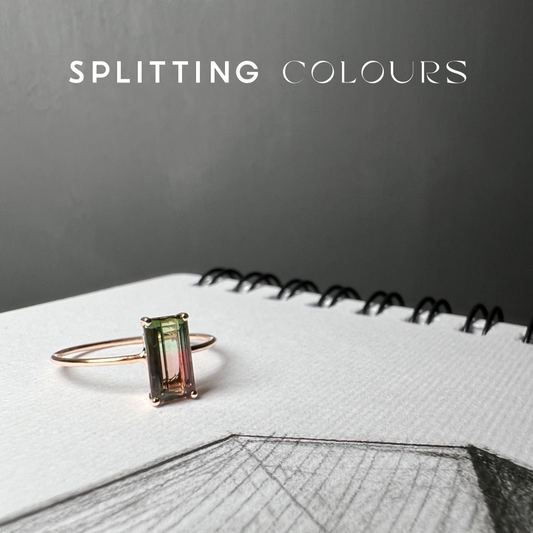 The Petite Ring - 1.02ct Watermelon Tourmaline