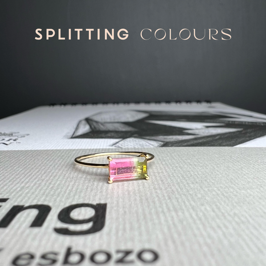 The Petite Ring - 0.64ct Watermelon Tourmaline